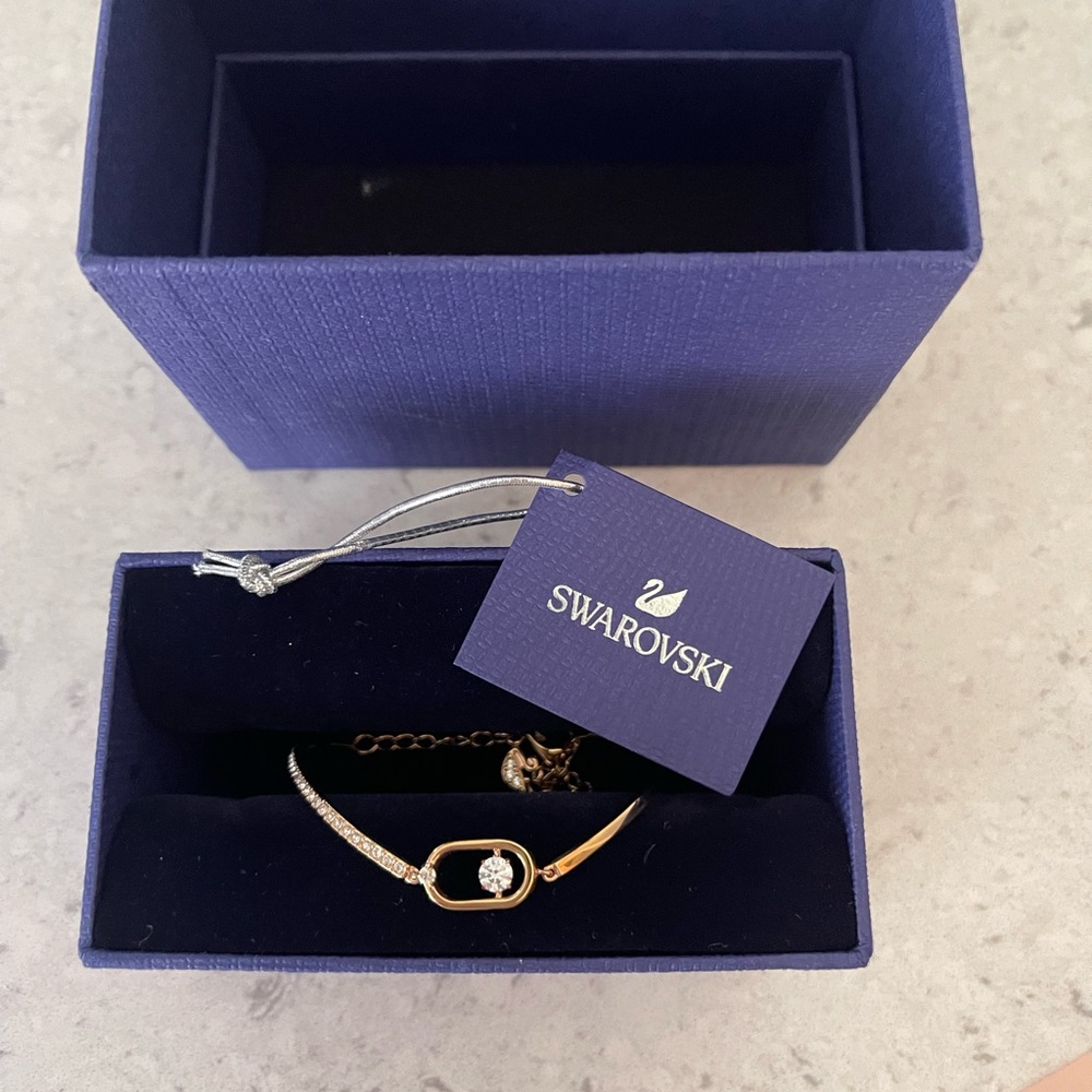 Swarovski Gold and Silver Crystal Bracelet